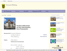 Tablet Screenshot of fa-offenburg.de